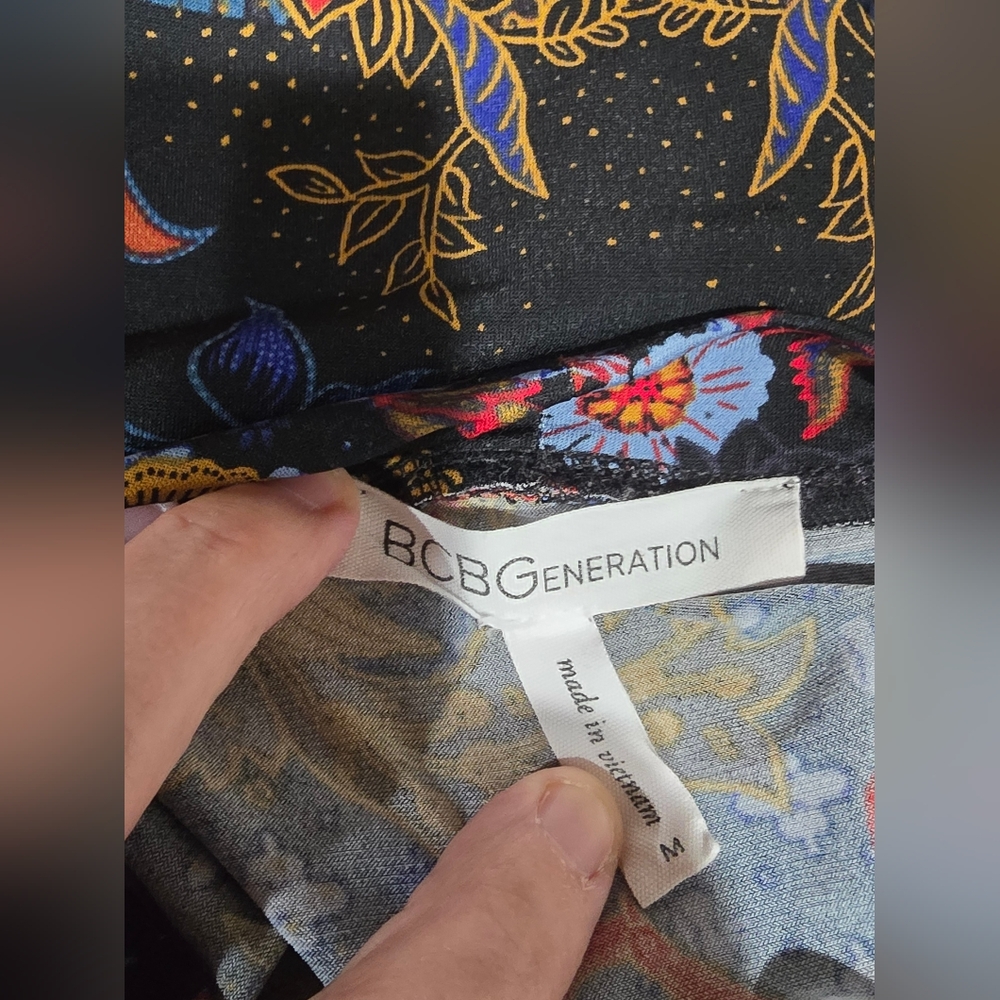Bcbgeneration Colorful Batik Pattern Peacock & Fl… - image 7